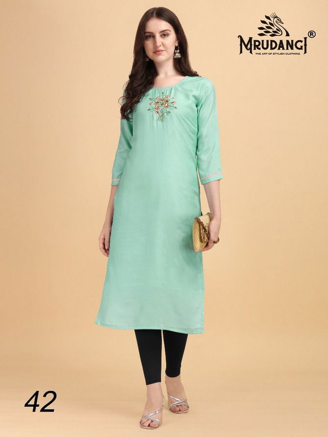 Mrudangi Noor 36 Fancy Ethnic Wear Designer Kurti Collection